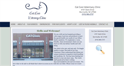 Desktop Screenshot of catcarevetclinic.com