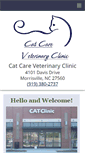 Mobile Screenshot of catcarevetclinic.com
